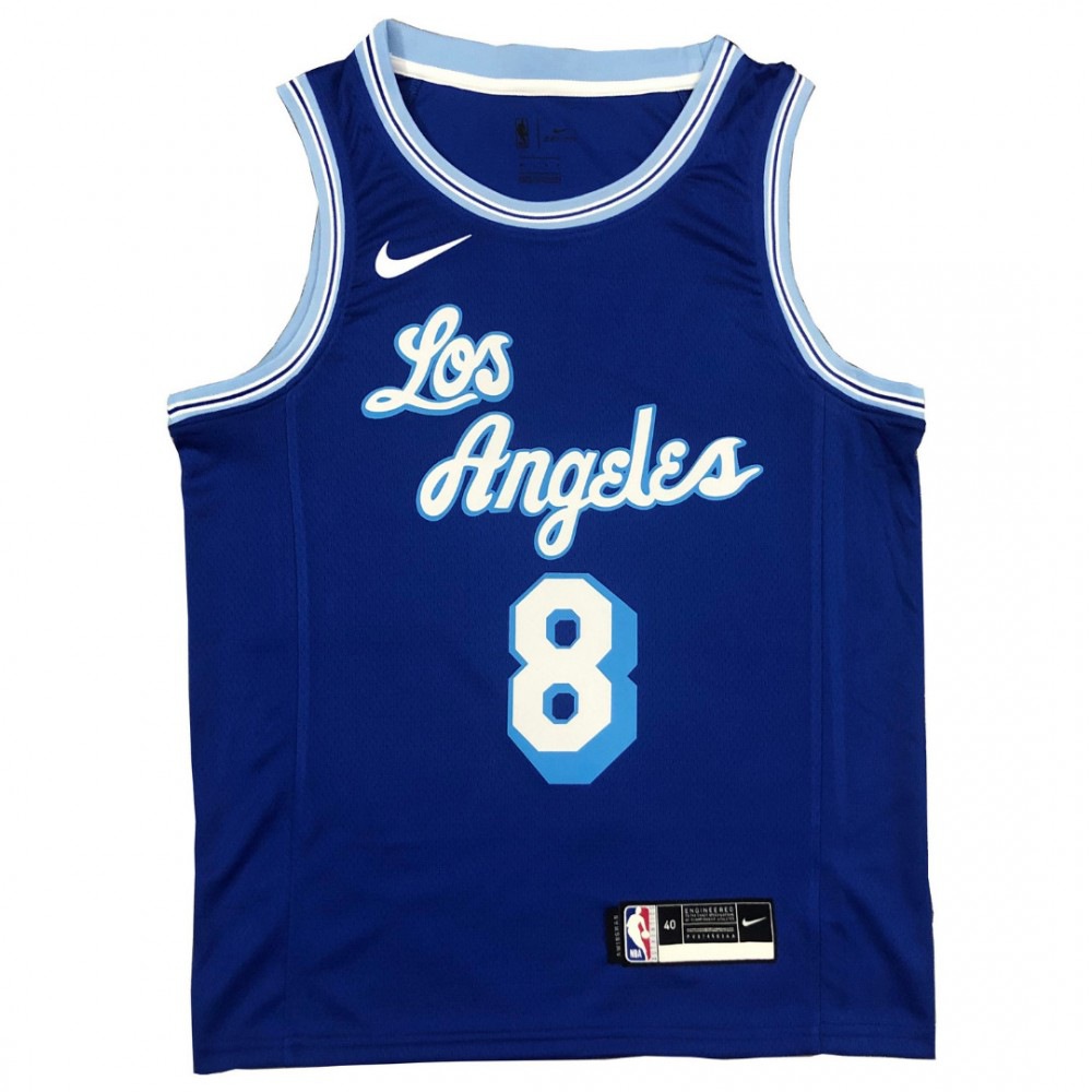 Men's Los Angeles Lakers Kobe Bryant #8 Blue 2020 Swingman Jersey - Classic Edition-Pro Kit Vault | Brand New 26/27 Sports Jerseys